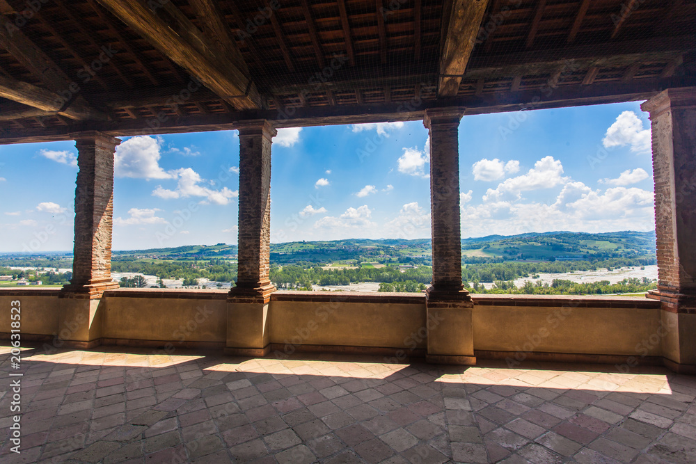 Castello di Torrechiara in provincia di Parma, Emilia Romagna Italia