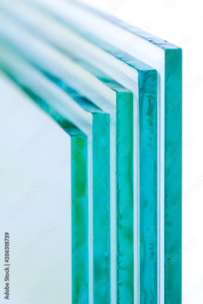 Sheets of Factory manufacturing tempered clear float glass panels cut to size Sheets of Factory manufacturing tempered clear float glass panels cut to size