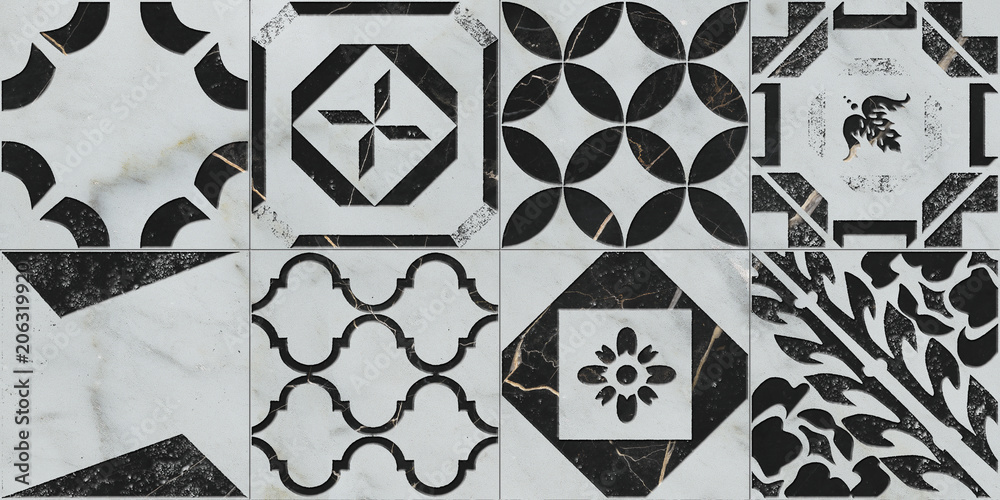 Fototapeta premium Pattern_wall tiles