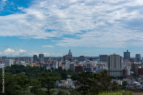 仙台城跡から見下ろす仙台の街並み © nagomi_camera