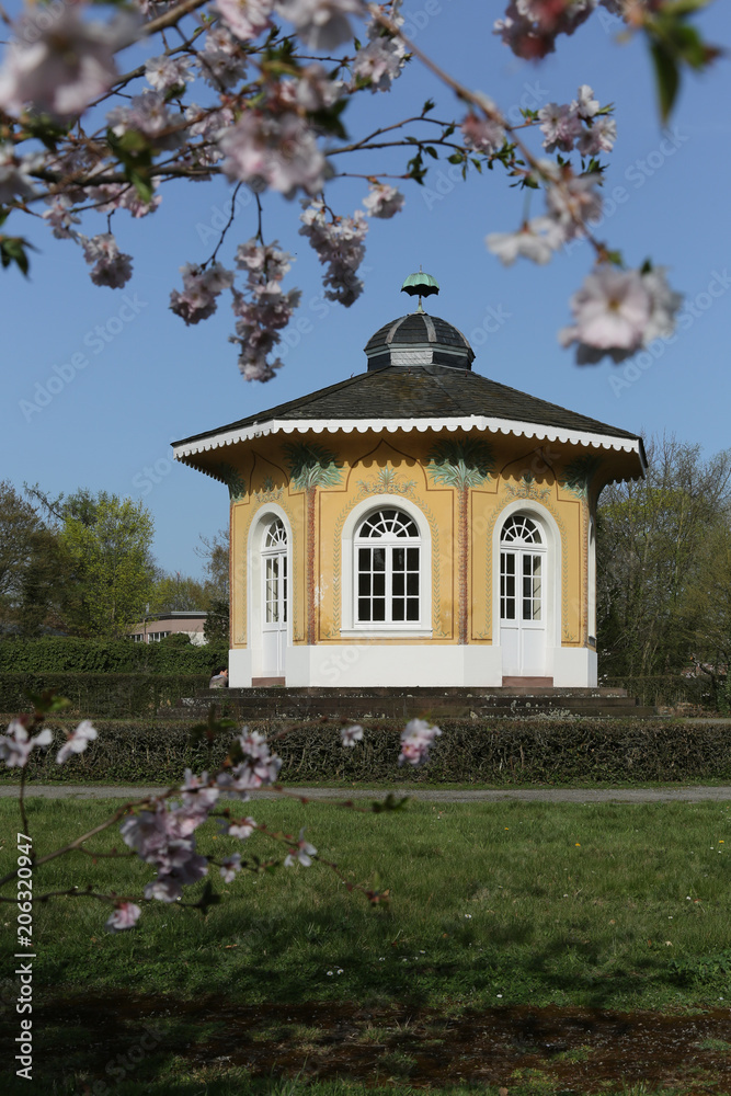 Fototapeta premium Chinesisches Teehaus in Karlsruhe