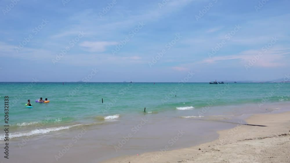 Children playing on the beach in vacation. Royalty high quality free stock image of children playing with friend on sand and beach in summer weather Children playing on the beach in vacation. Royalty high quality free stock image of children playing with friend on sand and beach in summer weather