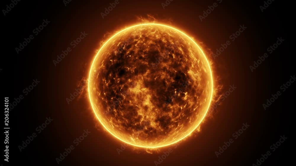 Sun zooms into frame Sun zooms into frame