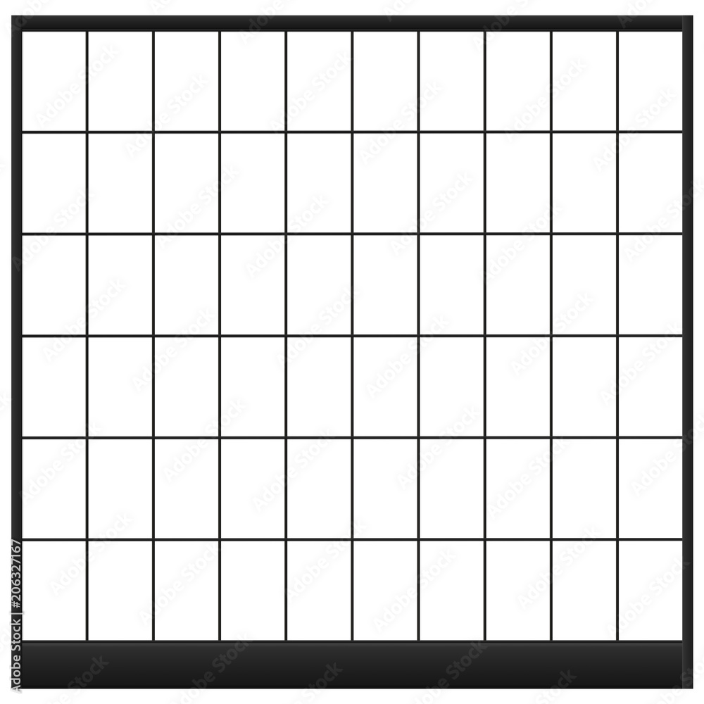 障子 荒間障子 縦 1面 Stock イラスト Adobe Stock