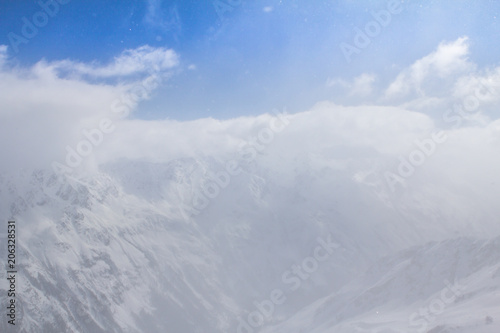 Snowy Mountains in Zermatt