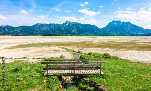 dry forggensee lake photo