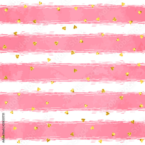 Abstract seamless pattern on aquarelle background.