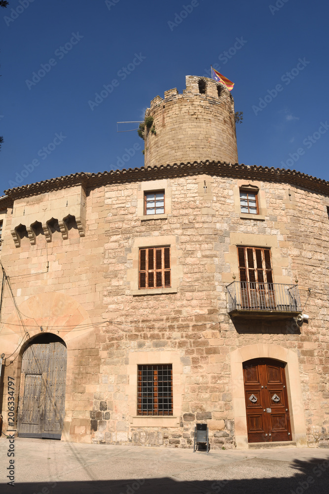 Castle of Verdu, l Urgell, LLeida province, Catalonia, Spain Castle of Verdu, l Urgell, LLeida province, Catalonia, Spain