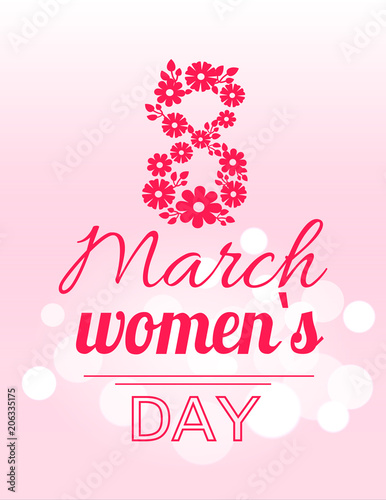 International Womans Day Holiday on Eight of March