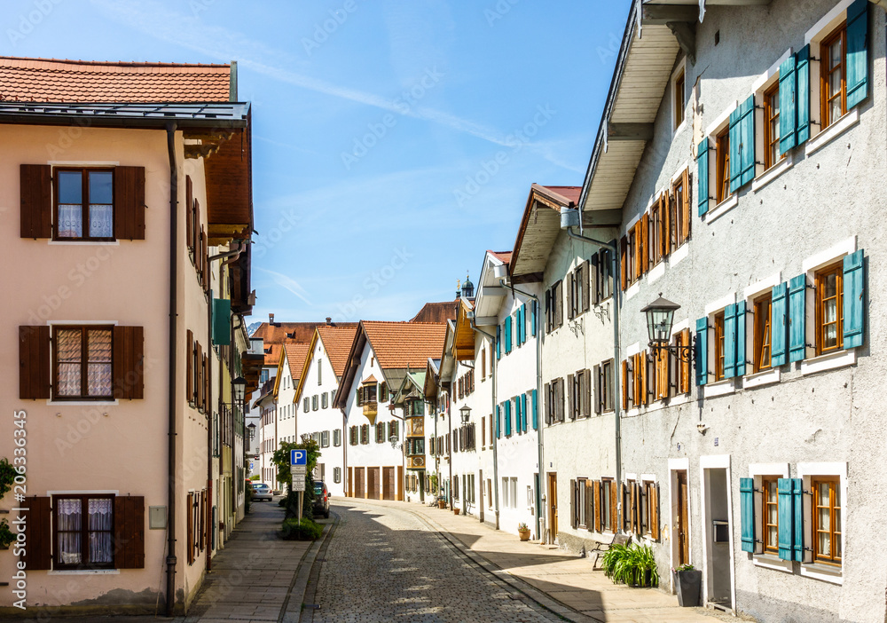 old town of fuessen in bavaria