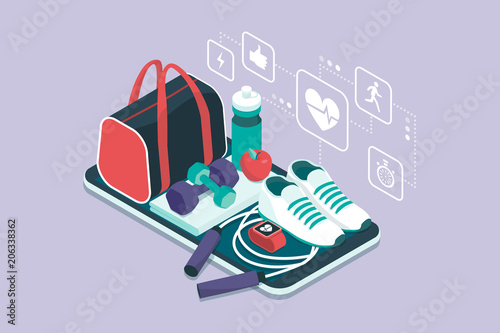 Fitness, sports and workout app