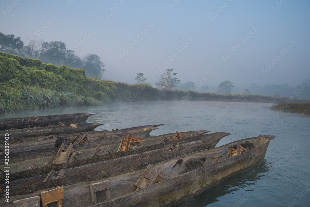 Naklejka premium Chitwan Reserve in Nepal.