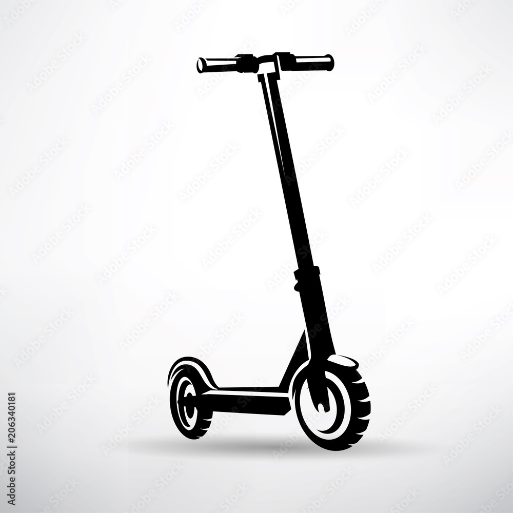 electric scooter vector symbol vector de Stock | Adobe Stock