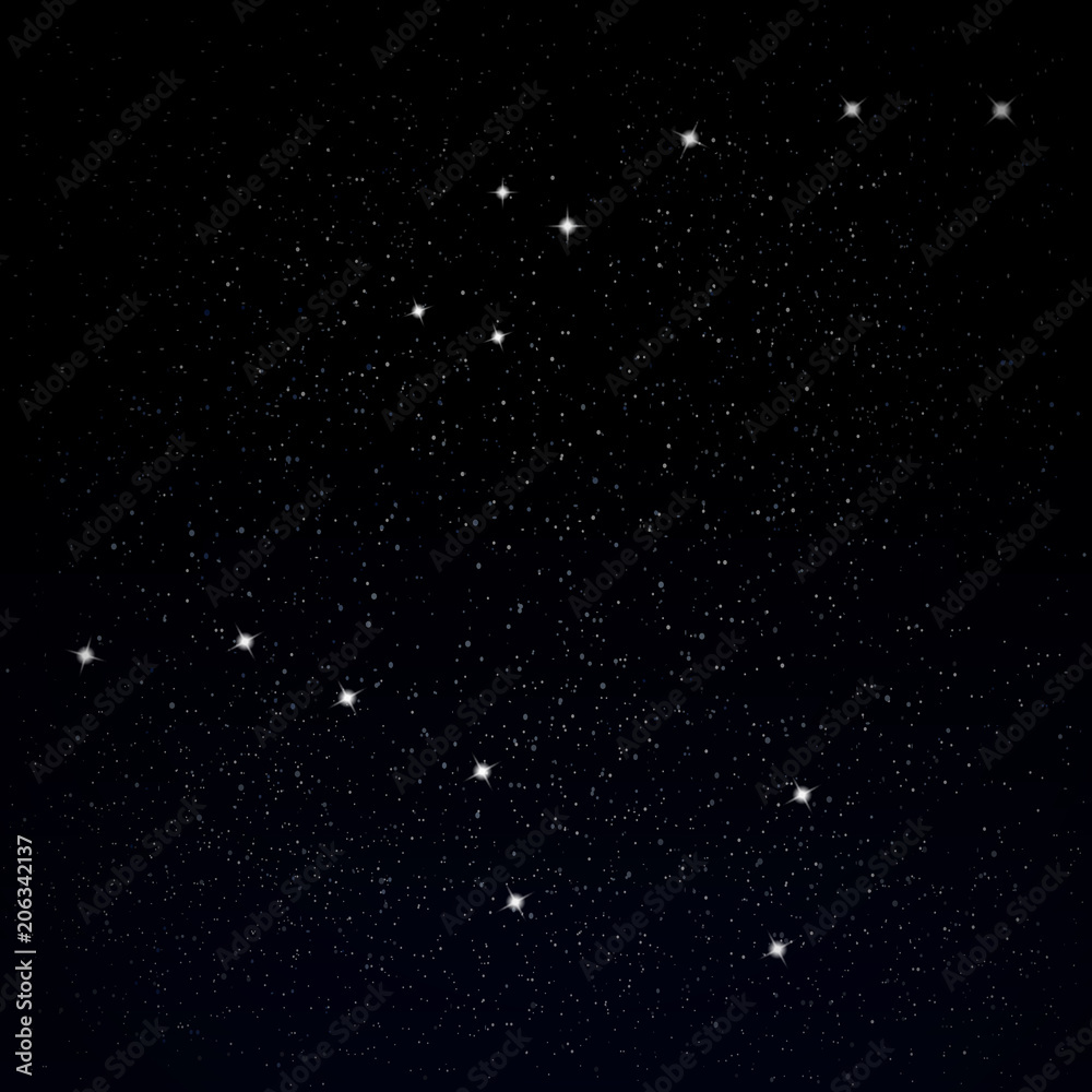 Obraz premium Ursa Major and Ursa Minor.