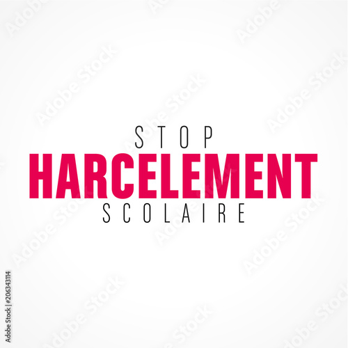 stop harcèlement scolaire