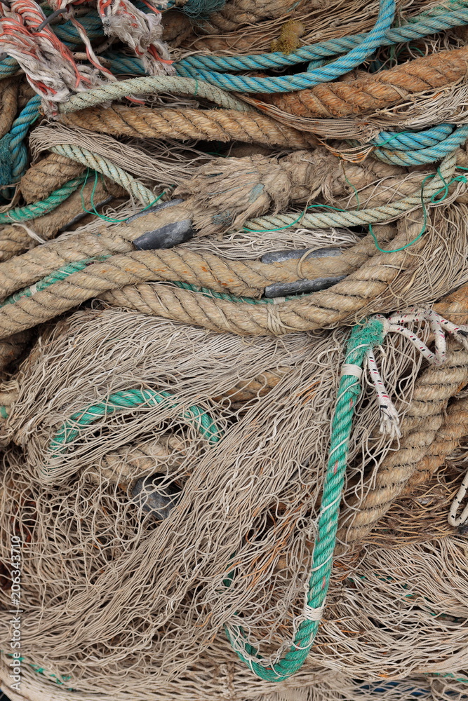 Corde, reti e cordame da pesca