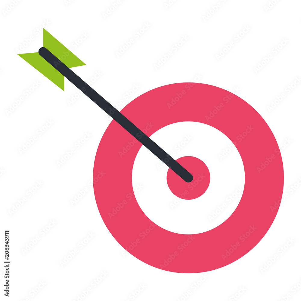 target with arrow icon vector illustration design target with arrow icon vector illustration design
