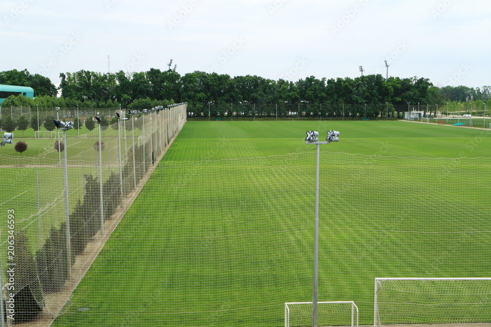 Fototapeta premium Football field for training.