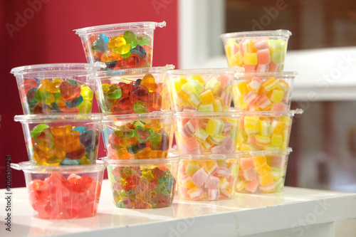 Colorful jelly sweet