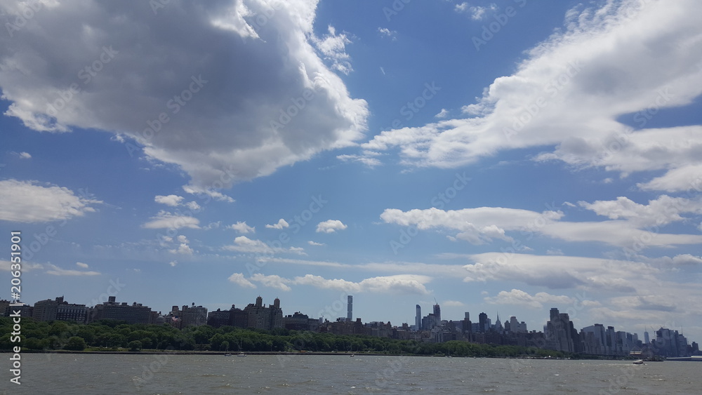 Fototapeta premium New York Skyline nice buildings architecture