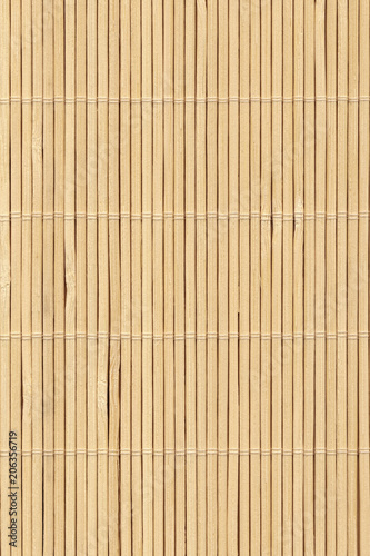 Bamboo Place Mat Rustic Slatted Interlaced Coarse Texture