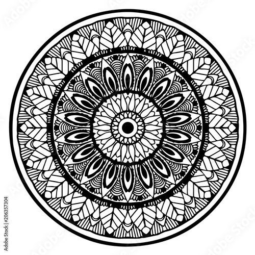 Mandalas for coloring  book. Decorative round ornaments. Unusual flower shape. Oriental vector, Anti-stress therapy patterns. Weave design elements. Yoga logos Vector.