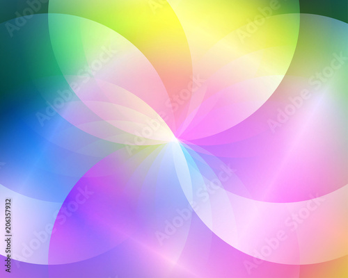 Abstract vector background composed of simple elements