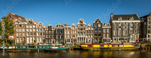 Amsterdam Canal-front houses photo