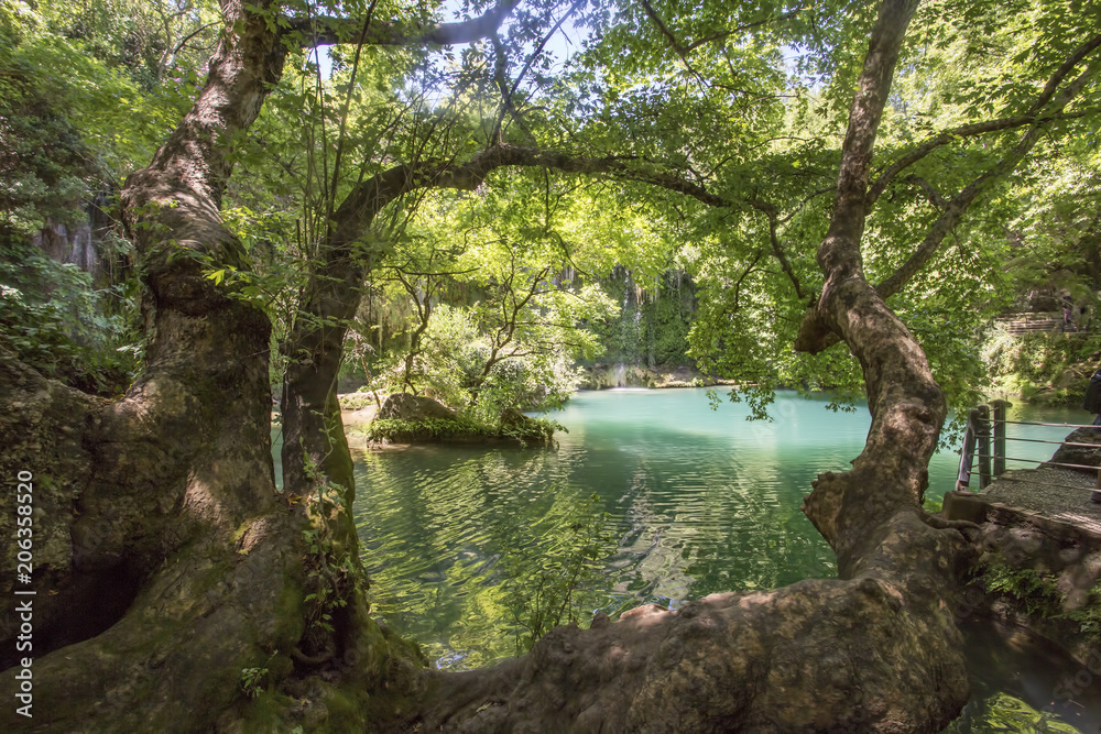 Fototapeta premium Turkey Antalya Kursunlu Waterfall