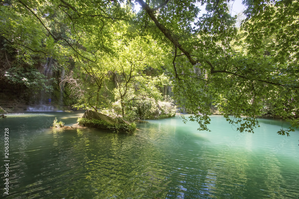 Obraz premium Turkey Antalya Kursunlu Waterfall