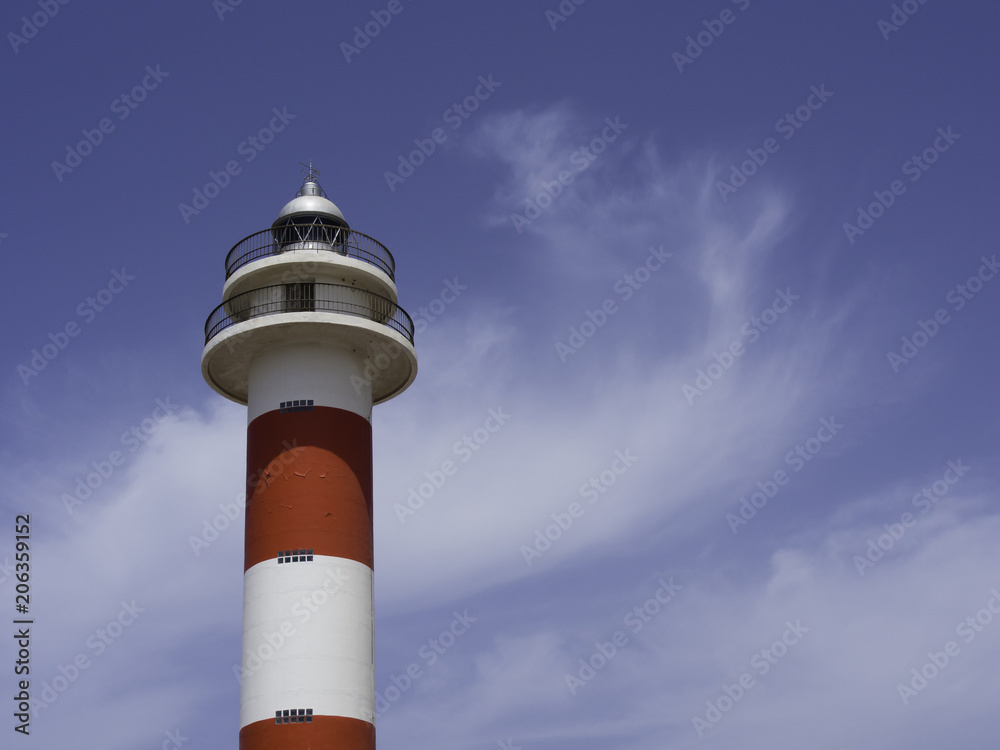Lighthouse of El Toston, Fuerteventura, Canary Islands, Spain