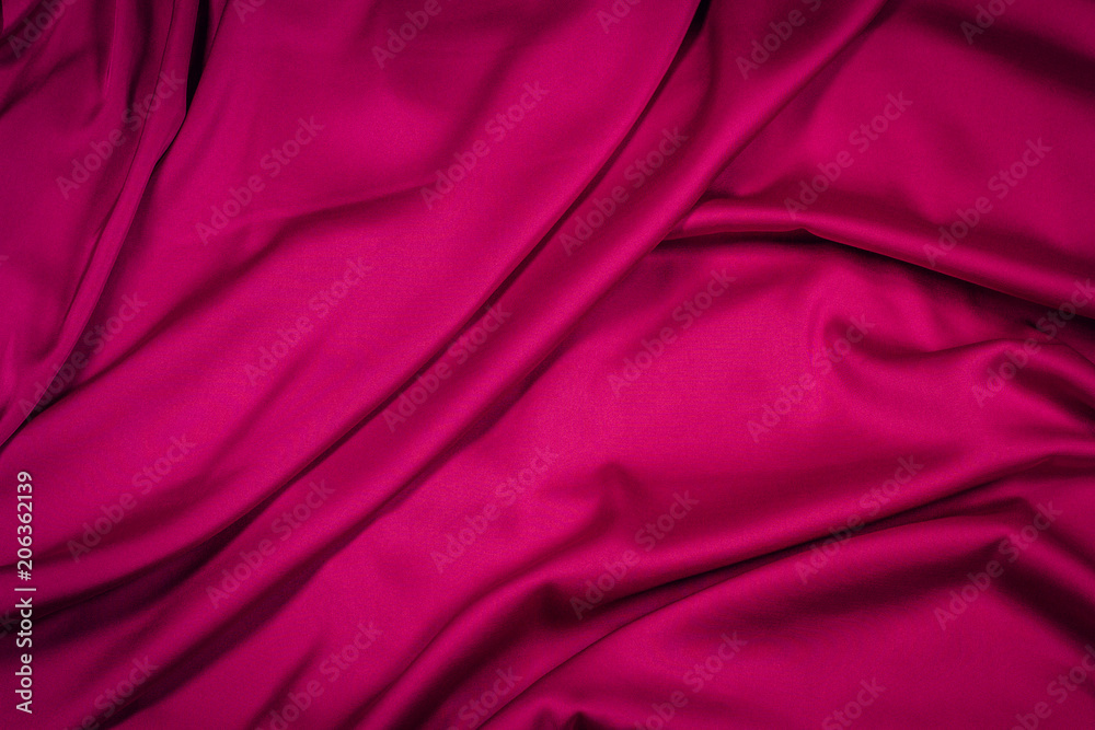 Obraz premium Red silk fabric