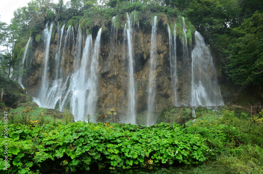 Wasserfall, Plitvicer Seen, Nationalpark, Kroatien,