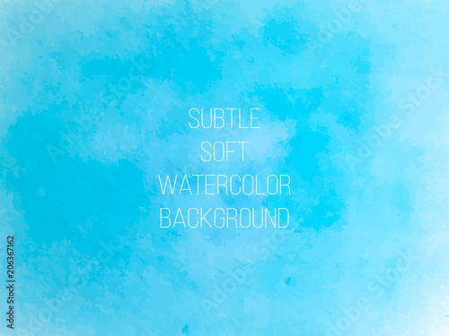 Colorful abstract vector background. Soft green watercolor stain