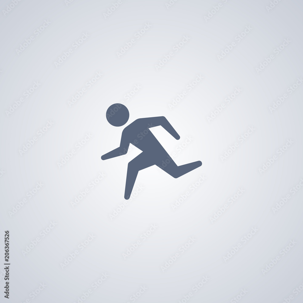 Running, run, vector best flat icon Running, run, vector best flat icon