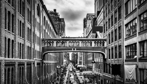 Canvas Print New York City,New York, Jan 2018, the  West 15th street skybridge between two bu