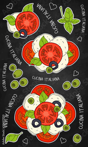 Mozzarella & tomato