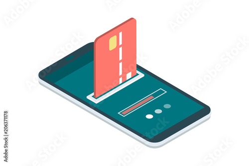 E-payment app on smartphone