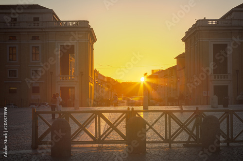 Early morning in the center of Rome, Italy © Shchipkova Elena