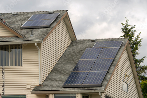Residential Home Roof Solar Panels