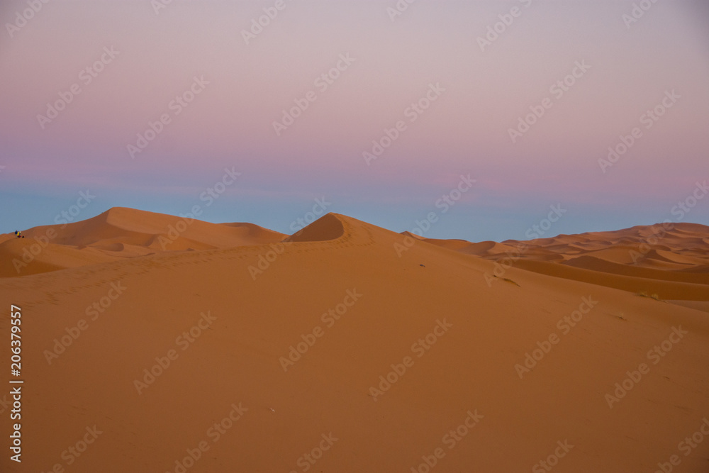 Sahara Desert at Dusk
