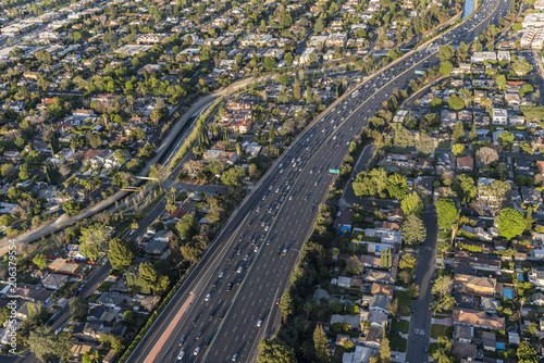 Aerial view of Ventura 101 ...