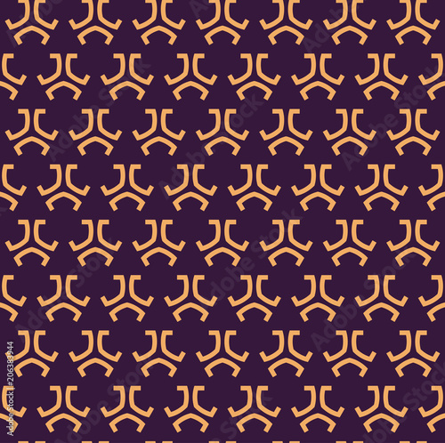 Vector seamless pattern. Modern stylish abstract texture. Repeating geometric linear tiles pattern background