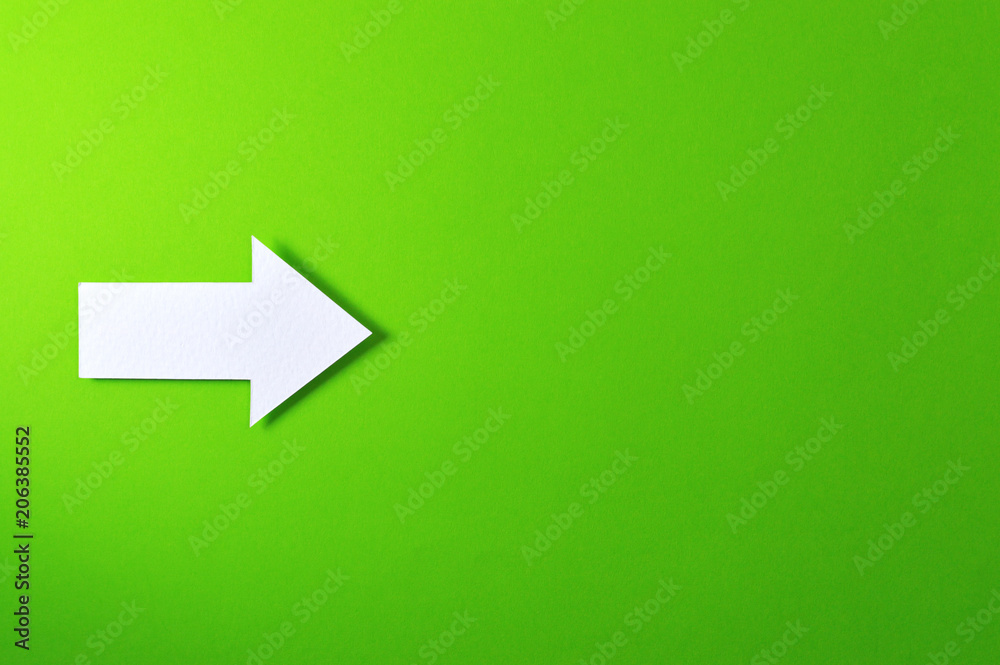 one solid arrow on green background one solid arrow on green background