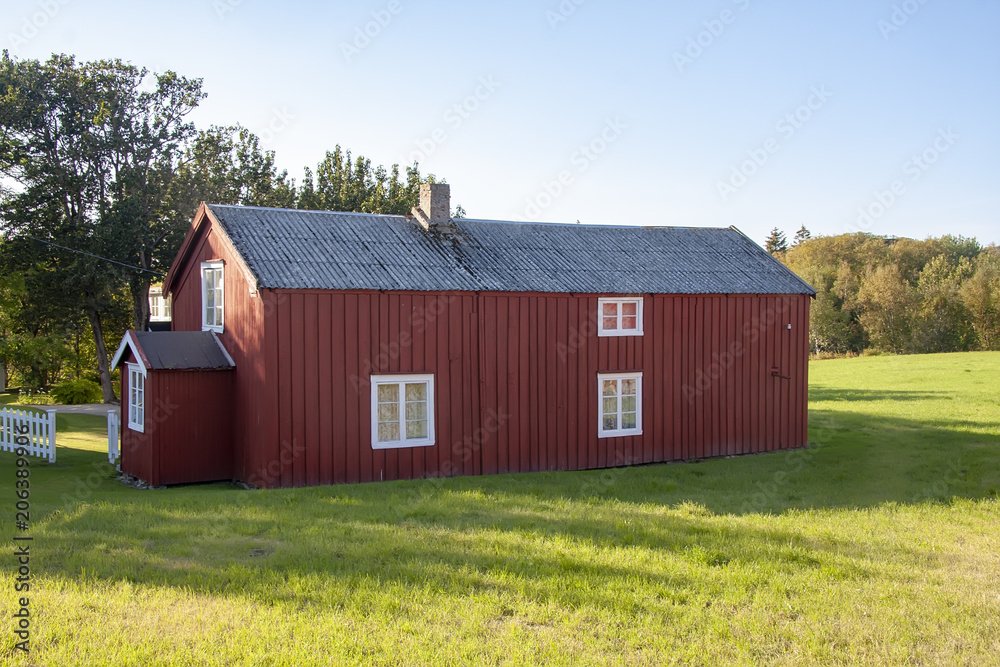 Old fishing farmhouse in Northern Norway Old fishing farmhouse in Northern Norway