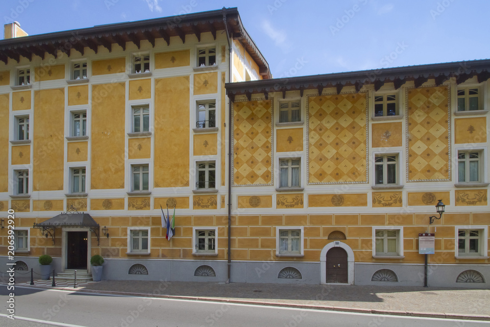 Salò, Palazzo Giallo, Lombardia, Italia, Europa, Italy