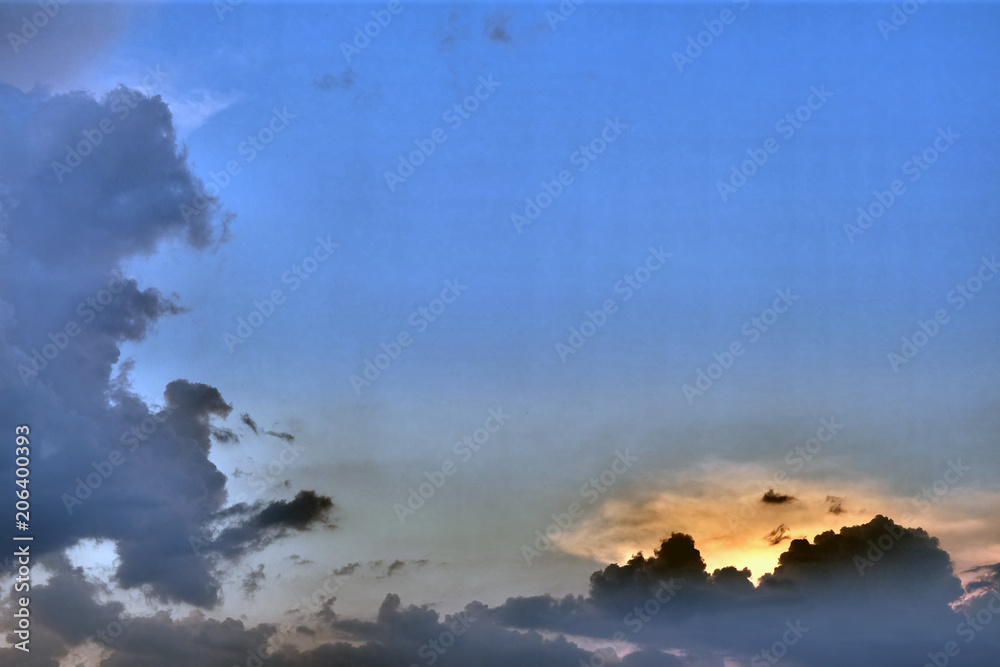 Obraz Tło pochmurnego nieba.