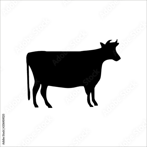 Cow icon. Vector Illustration