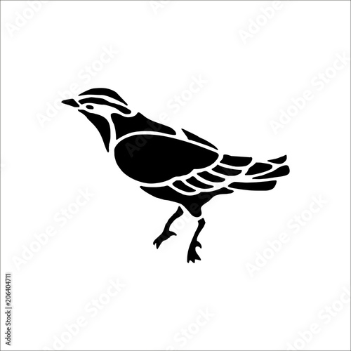 bird icon. Vector Illustration
