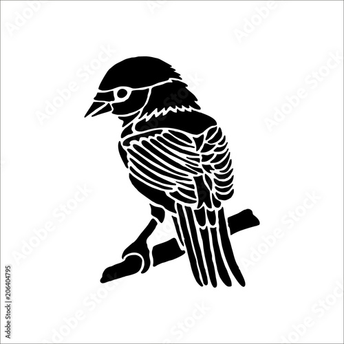 bird icon. Vector Illustration